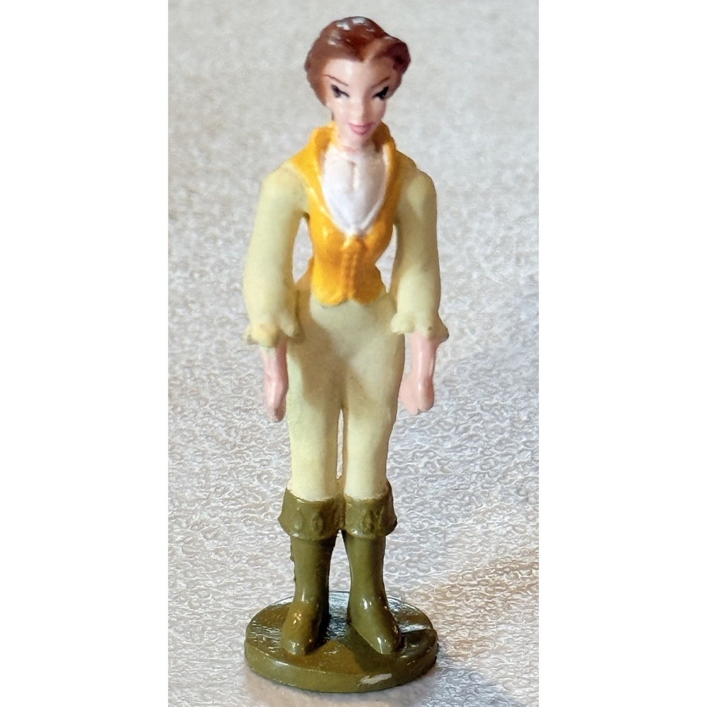 Vintage Disney Tarzan Jane Plastic 2.5" Figure White Pants Yellow Vest